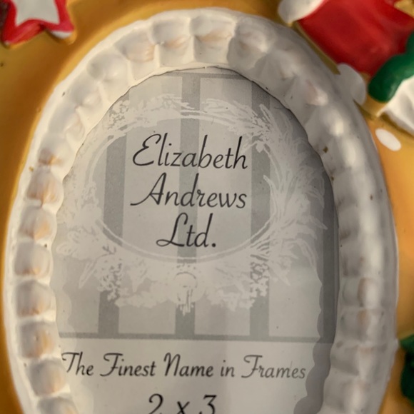 ☃️4/$22☃️ GINGERBREAD MAN PHOTO FRAME - RED BOW TO LEFT - Picture 3 of 3